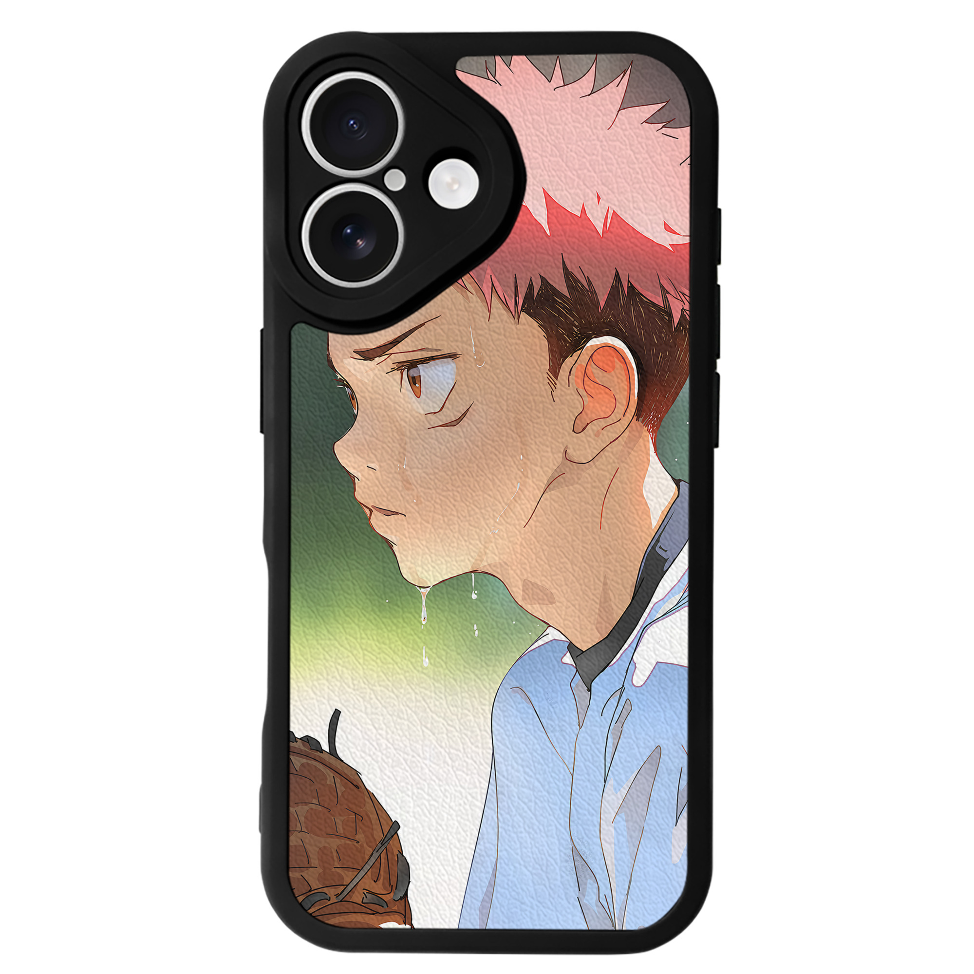 （画像用） 呪術廻戦 Jujutsu Kaisen 【iPhone 16シリーズ対応】シリコンスマホケース（レザー調） 材質：シリコン